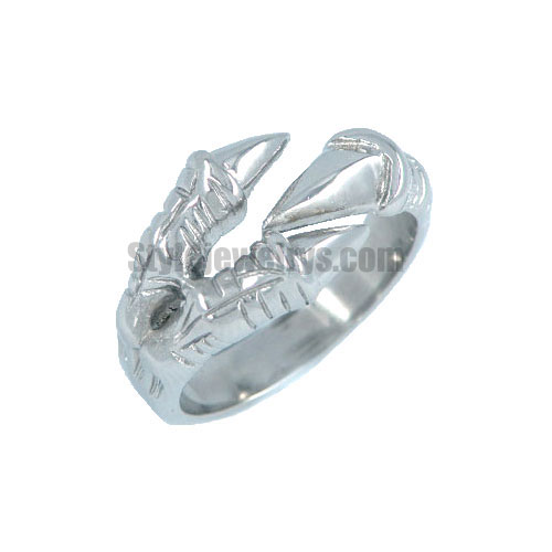 Stainless steel jewelry ring eagle claw ring SWR0026 - Click Image to Close